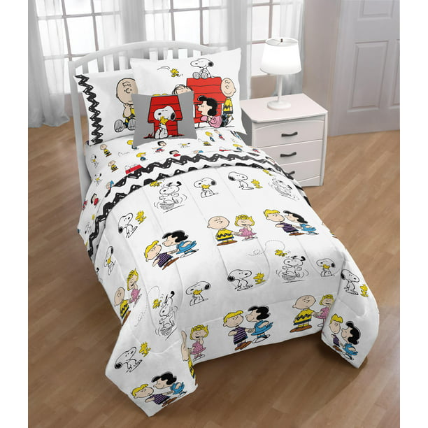 Home Peanuts Best Friends Snoopy and Woodstock Twin XL Sheet Set 